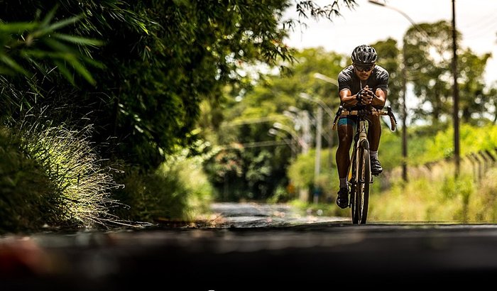 Apoio para as cicloviagens do Leo