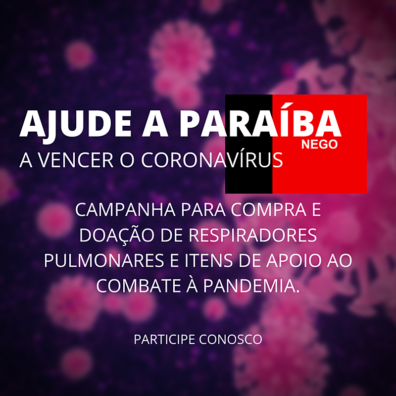 AJUDE A PARAÍBA A VENCER O CORONAVÍRUS