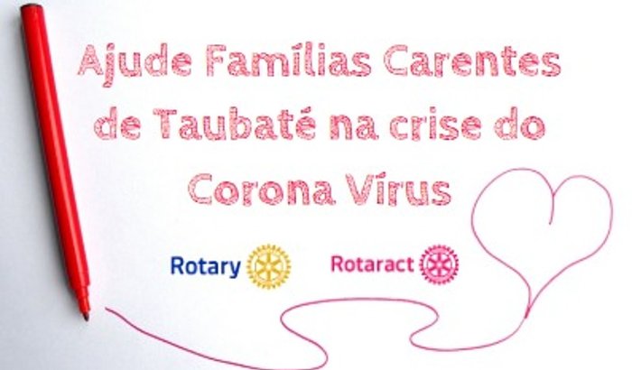 Ajude Famílias Carentes de Taubaté na Crise do CoronaVirus