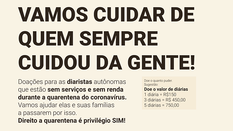 Ajude as diaristas do BR!