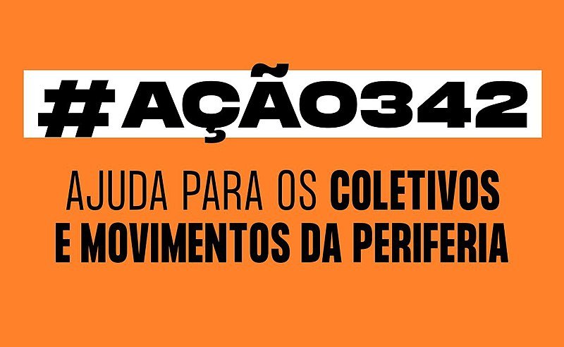 #Ação342:  Apoio para Coletivos de  Favelas do Rio de Janeiro