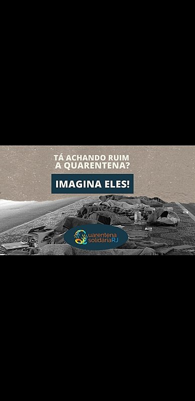 Quarentena Solidária - Moradores de Rua 