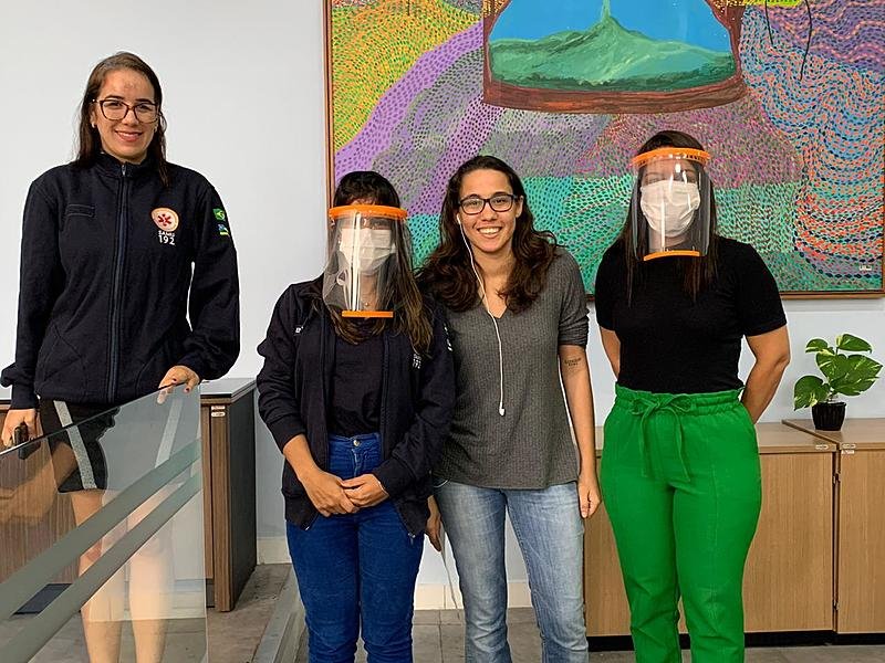 Máscaras de proteção para os profissionais da saúde de Sergipe