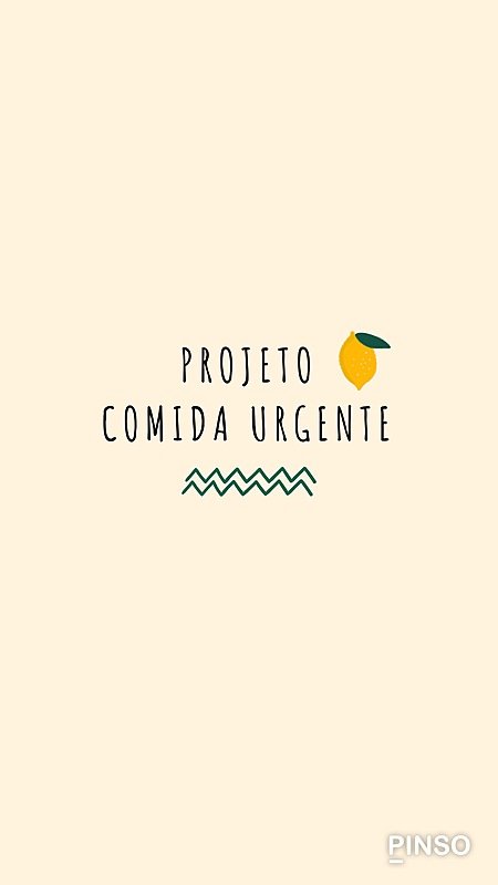 Projeto Comida Urgente