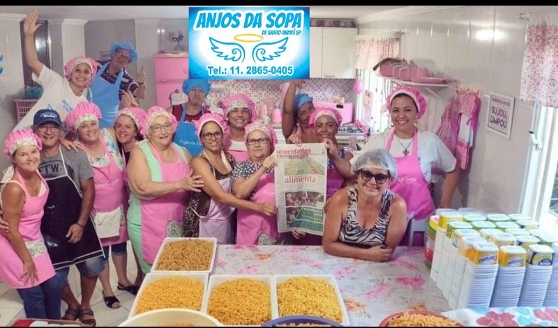 Anjos da sopa de Santo André SP , Na luta contra a fome! 