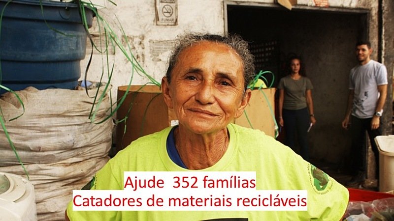 Renda mínima para 352 catadores !