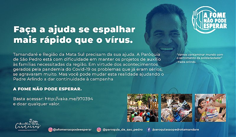 A fome não pode esperar