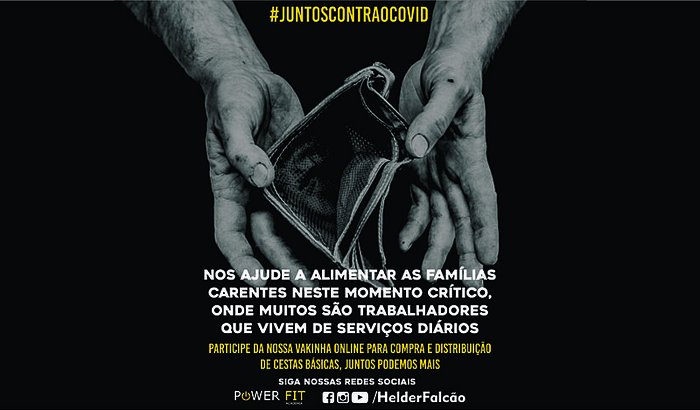 Ajudando aqueles que tem FOME e não tem como TRABALHAR