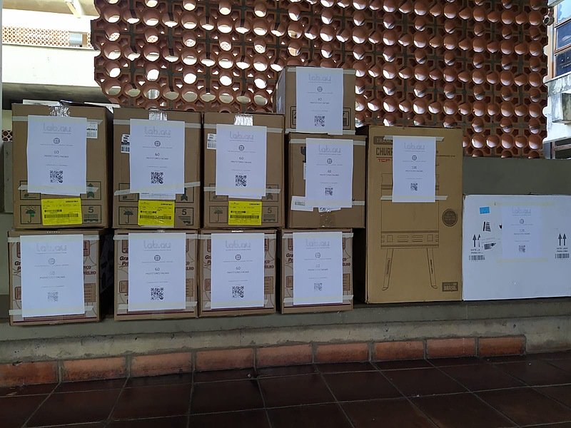 lab.au/fablab: Protetores faciais e Ventiladores pulmonares