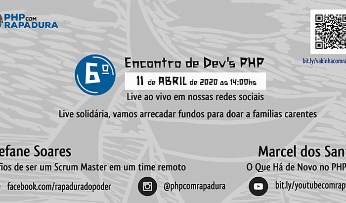 [LIVE] Encontro de devs PHP Solidário 2020