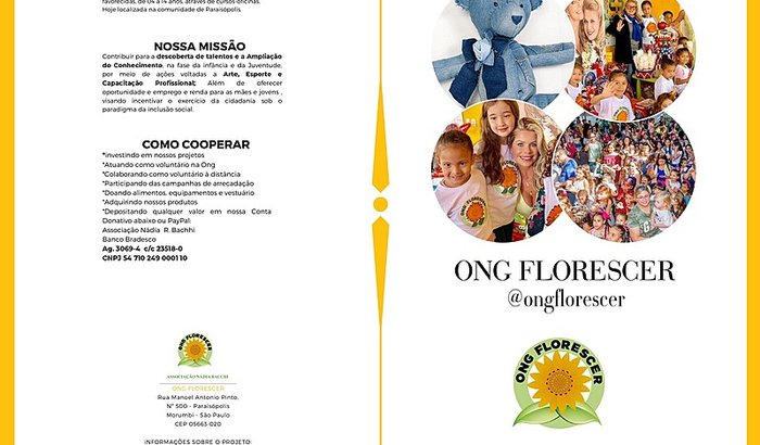 Ajude a Ong Florescer